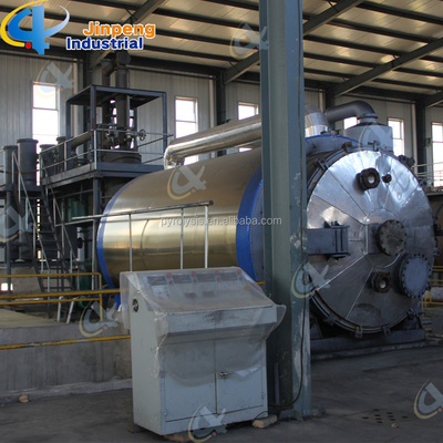 Plastic waste from continuous plant pyrolysis plant