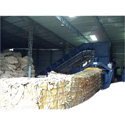 Factory JEWEL CE Certified Full Automatic Cardboard Baler Machine , Baler , Paper Recycling Machine