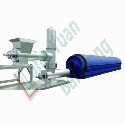Eco-friendly Plant Waste Tire / Rubber / Plastic Pyrolysis Machine