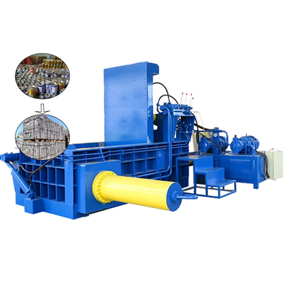 Factory Scrap Metal Chipping Machine Cheap Hydraulic Horizontal Scrap Metal Baler Small Press Machine For Sale
