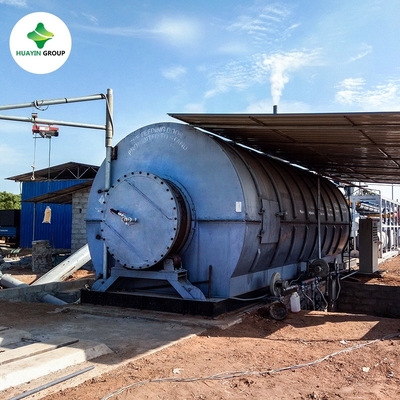 Waste To Oil Pyrolysis Extract Fuel Oil From Used Tire Oil Pyrolysis System Rubber Recycling Machine