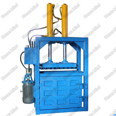 Straw ; Cardboard; waste paper; etc hydraulic wrapping machine for waste paper double cylinder vertical baler for waste bottles