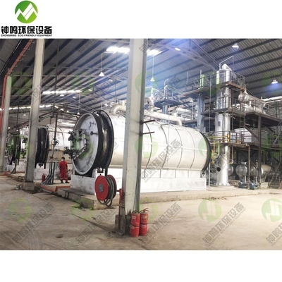 Continuous Tire Pyrolysis Machine Tyre Pyrolysis Oil Distillation Plant
